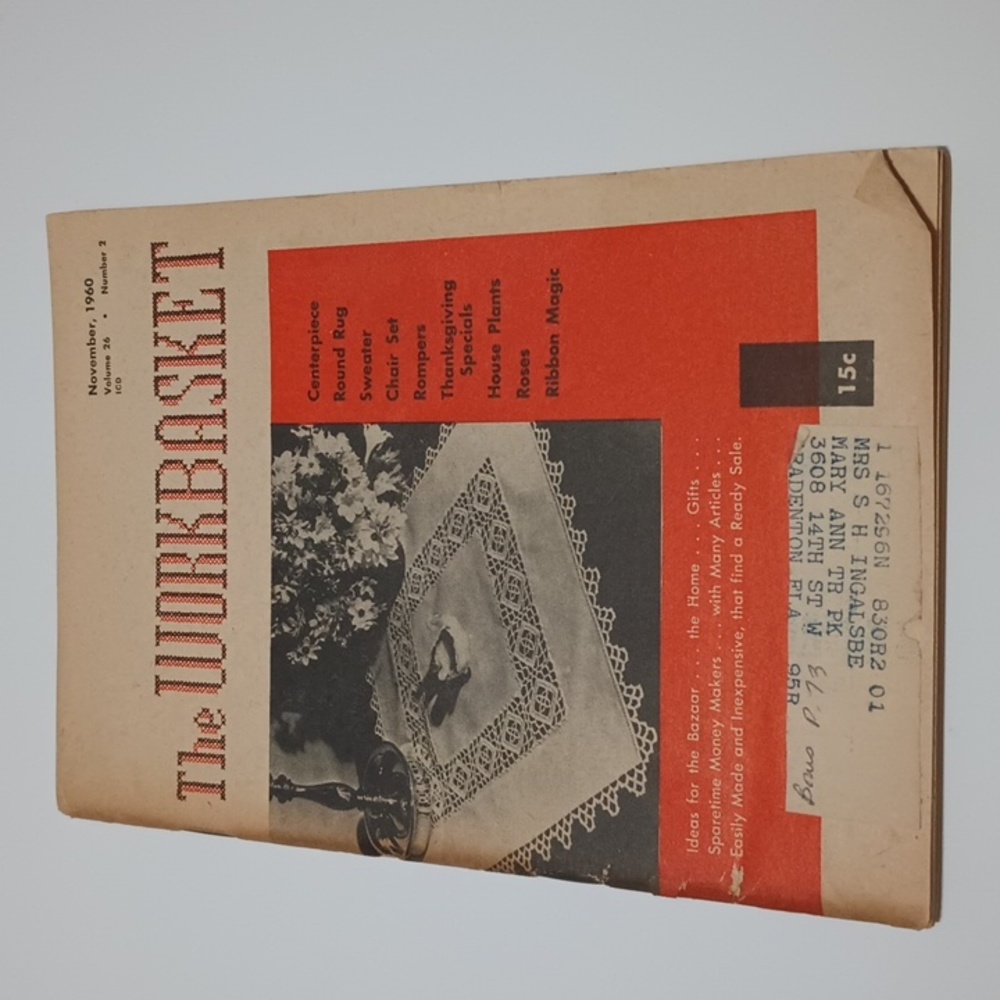 VTG November 1960 The Workbasket Crafting Magazine